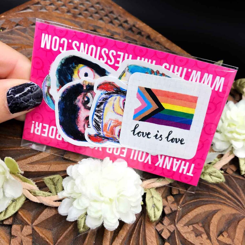 Mystery Mini Sticker Pack Iris Impressions Art Shop