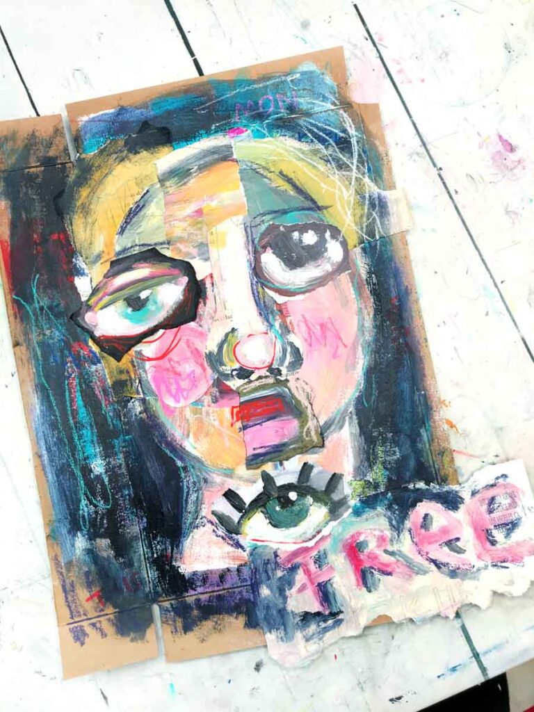 Free Original Painting Iris Impressions Art Shop