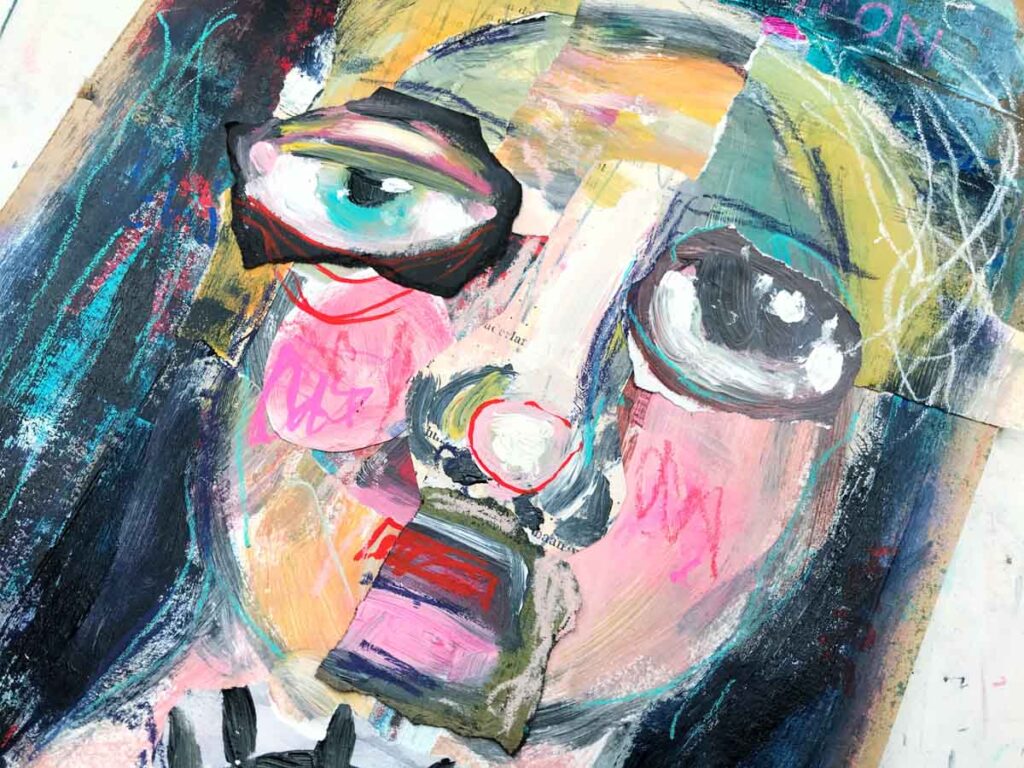 Free Original Painting Iris Impressions Art Shop