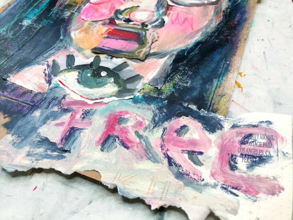 Free Original Painting Iris Impressions Art Shop